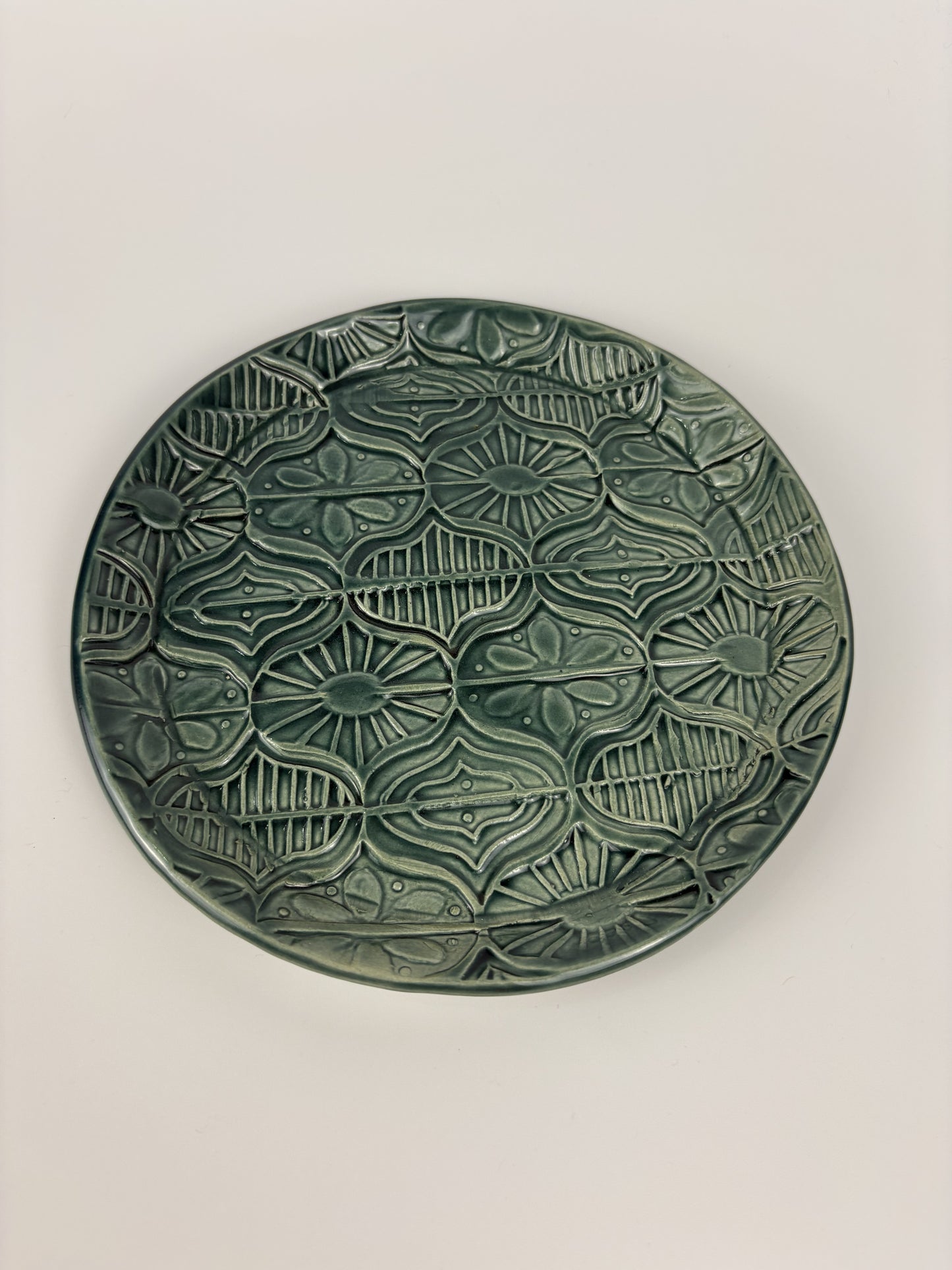 Round Stamped Plate