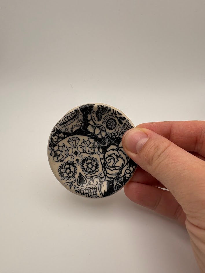Tiny Sugar Skull Trinket Dish