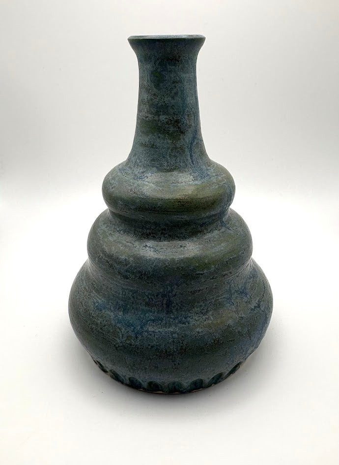 Blue Stone Bud Vase