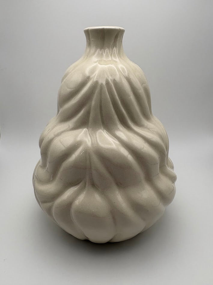 Flowing Waves Porcelain Vase