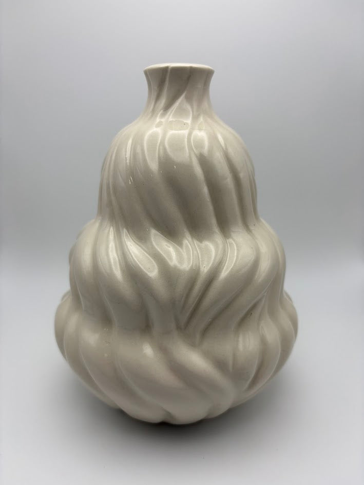 Flowing Waves Porcelain Vase