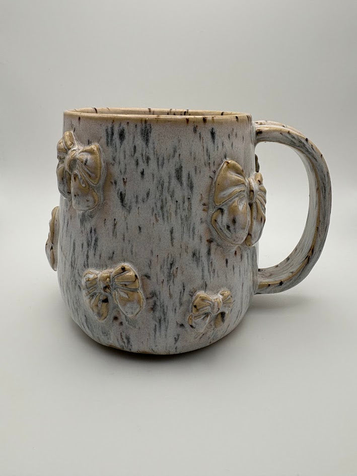 Spotted "Salty, Defiant, and Extremely Noncompliant" Bow Mug