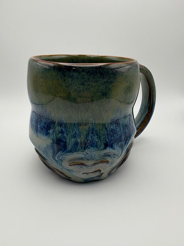 Carved Waves Mug