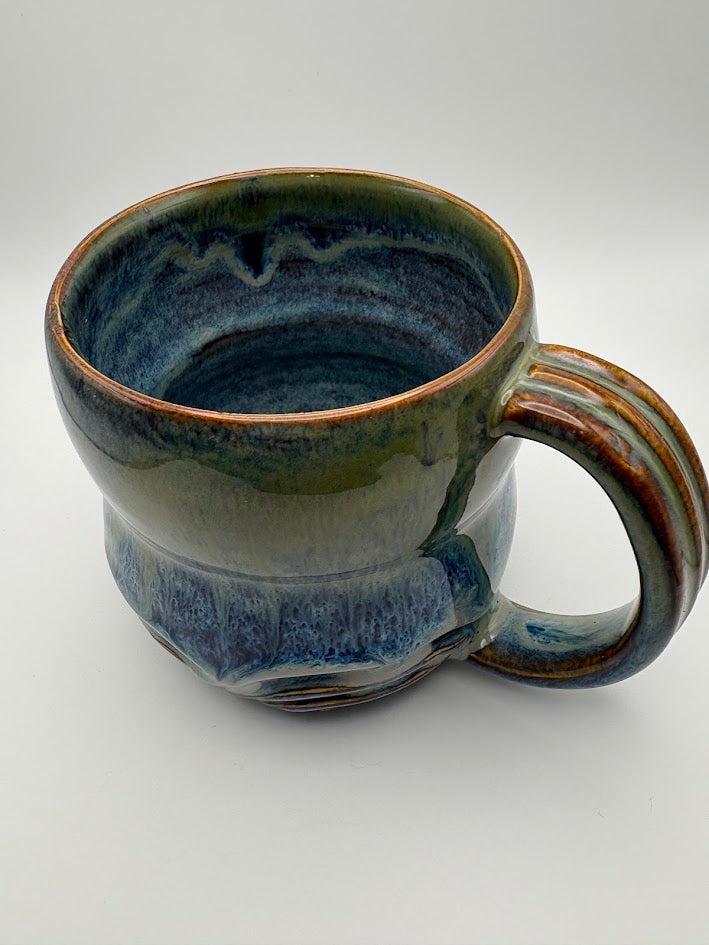 Carved Waves Mug
