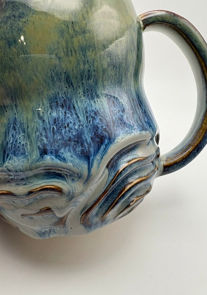 Carved Waves Mug