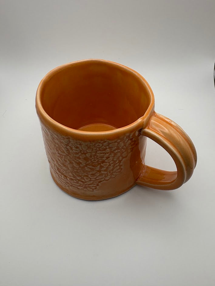 Lace Inlay Mug in Dreamsicle