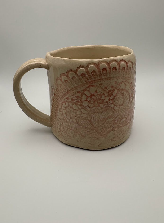 Lace Inlay Mug