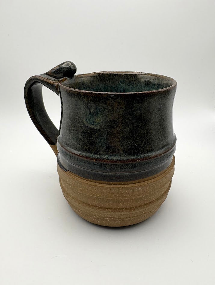 Large Bars Textured Mug
