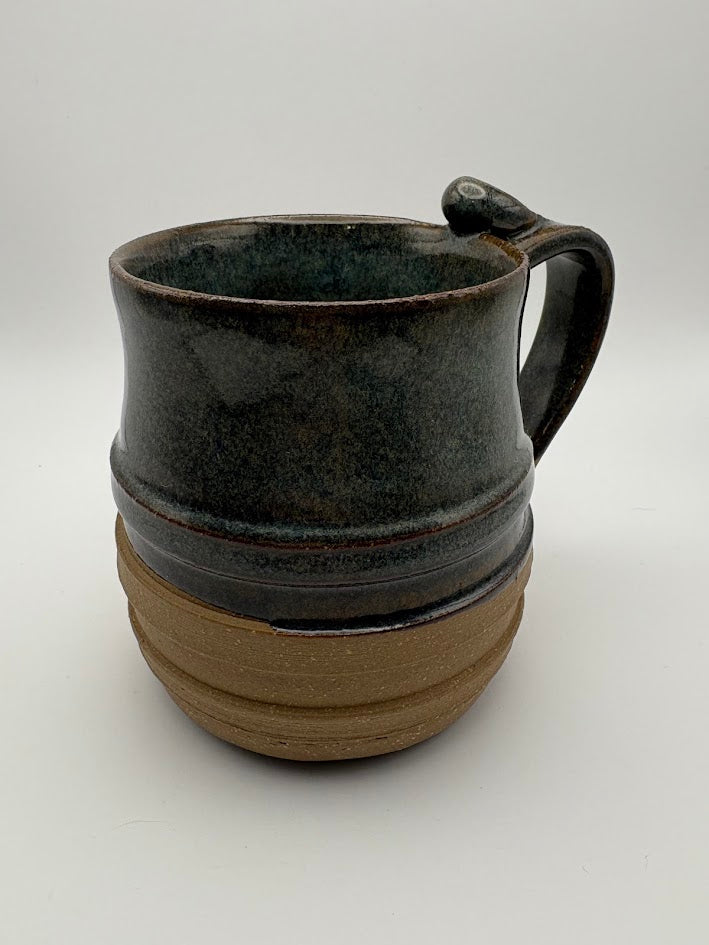 Large Bars Textured Mug