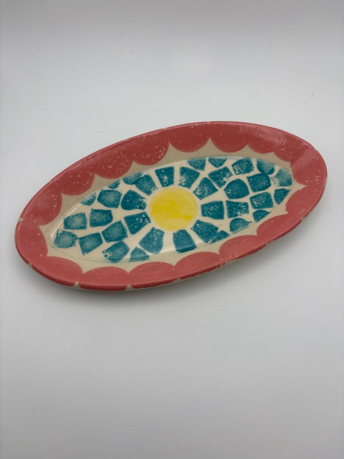 Small Stamped Sun Dish