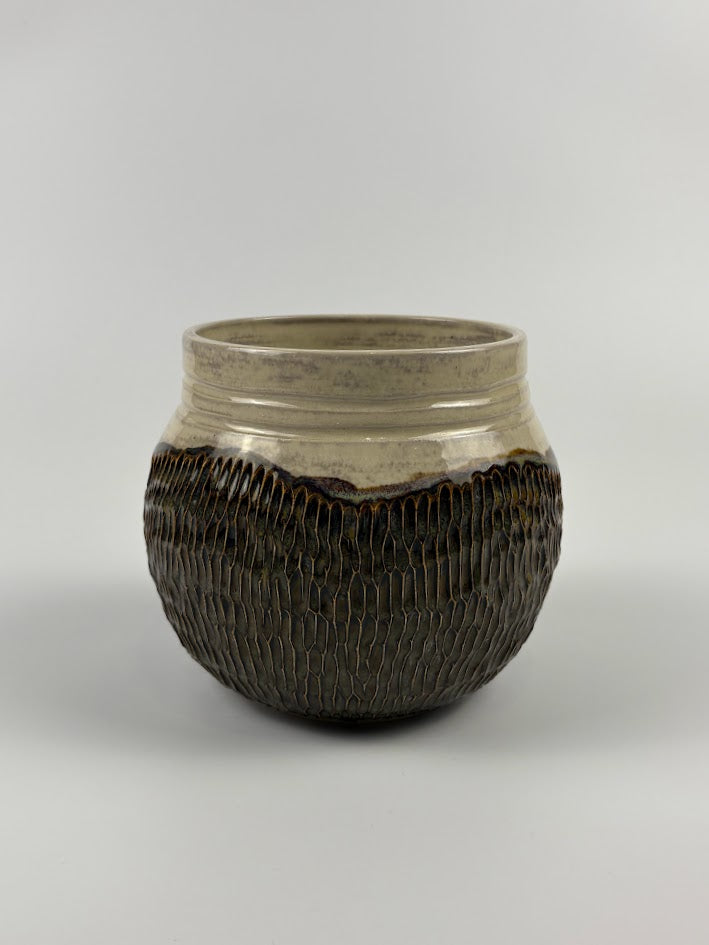 Carved Utensil Holder