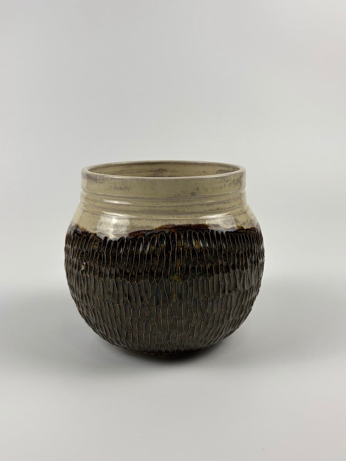 Carved Utensil Holder
