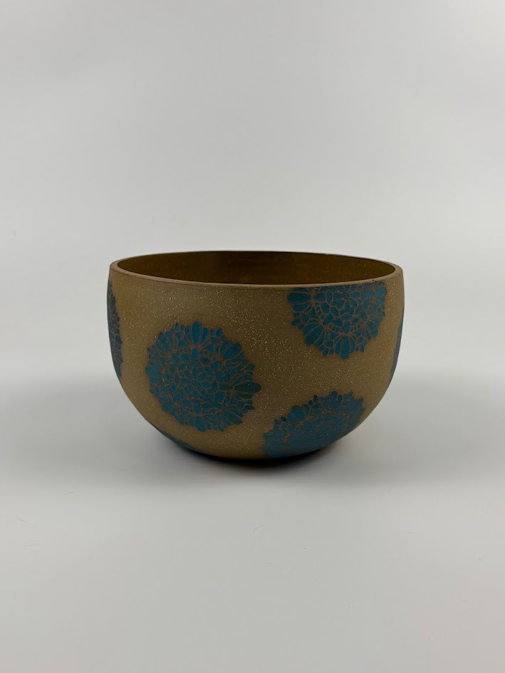 Decorated Serving Bowl