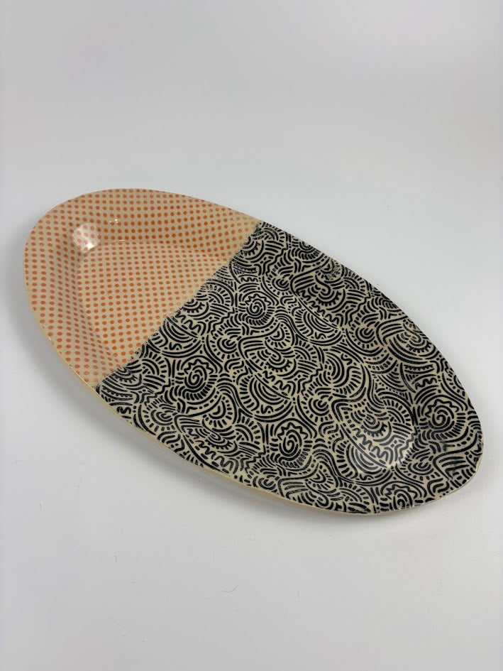 Dots & Squiggles Serving Dish