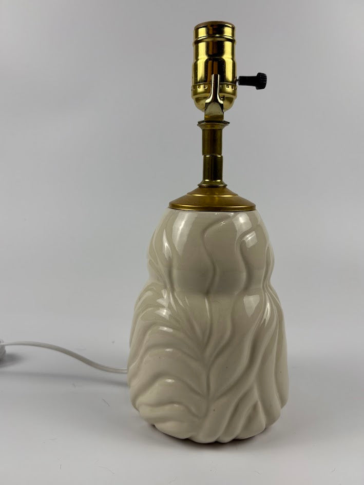 Flowing Waves Porcelain Lamp Base