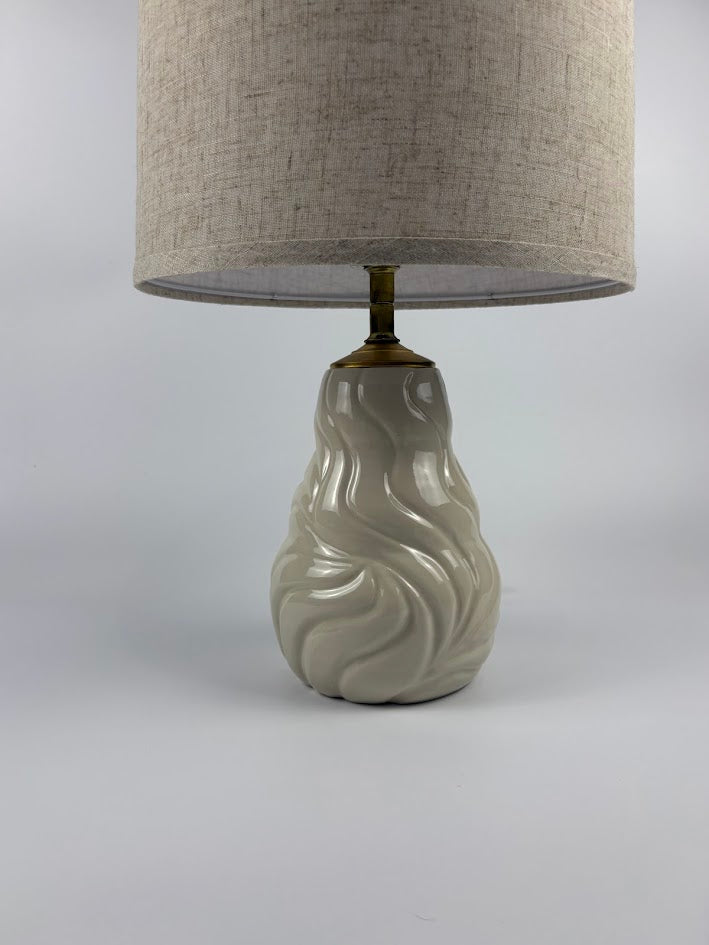 Flowing Waves Porcelain Lamp Base (Copy)