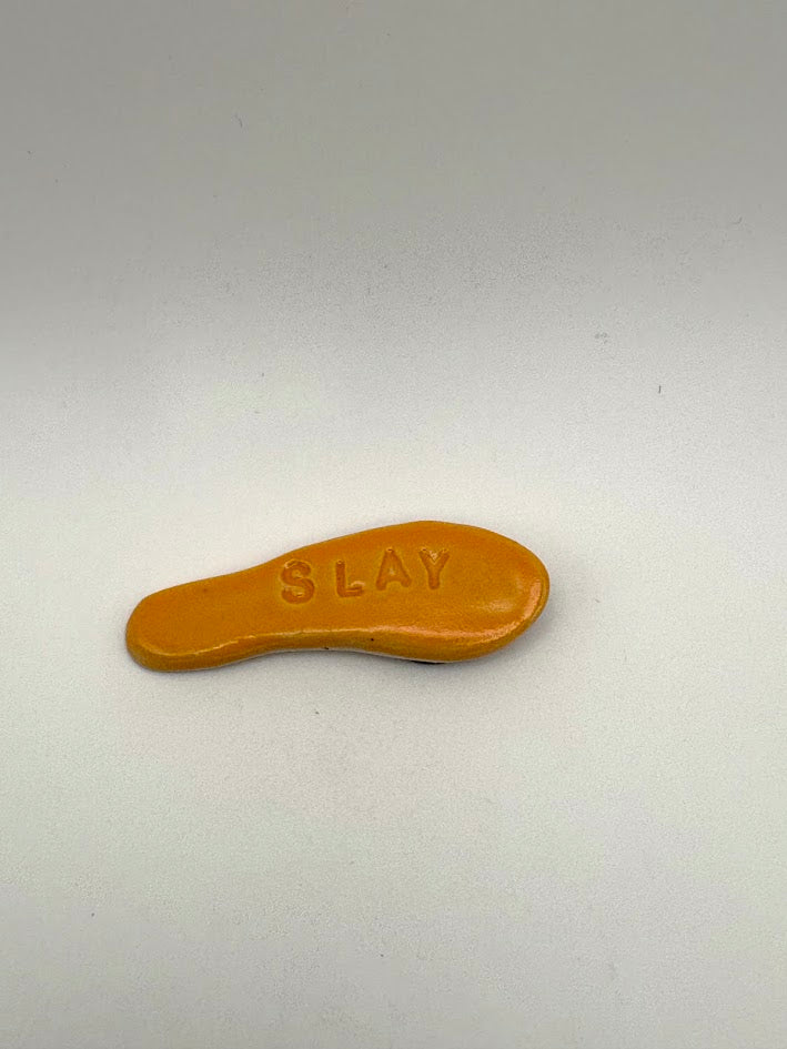 "Slay" Orange Magnet