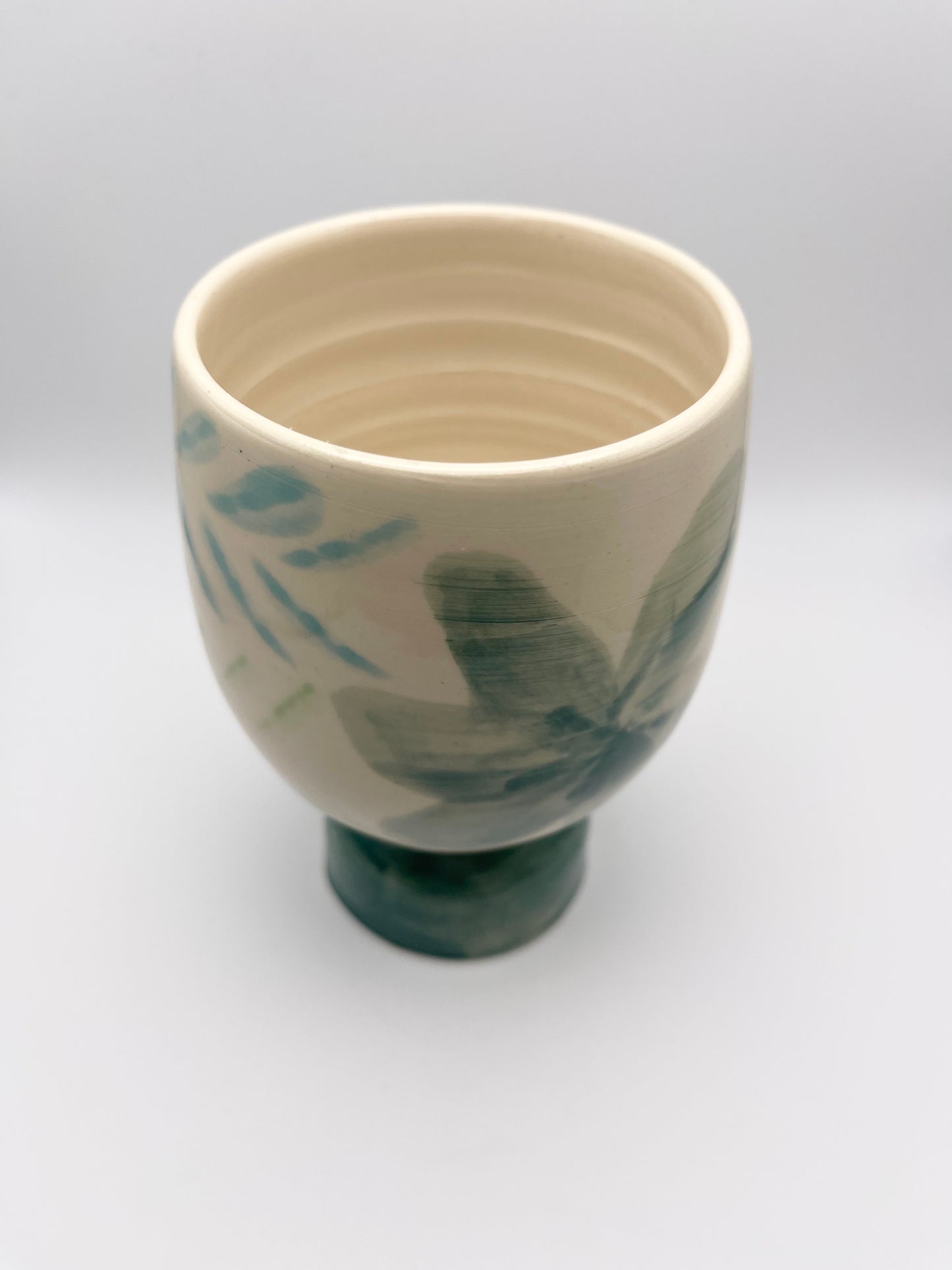 Patterned Pedestal Cup