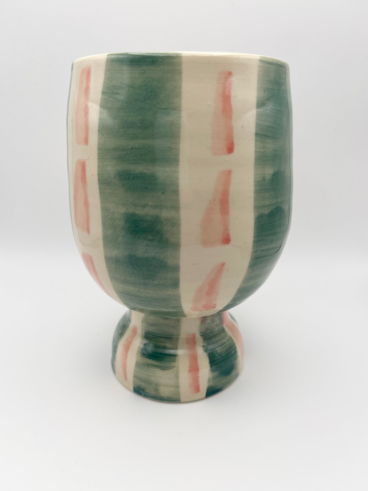 Patterned Pedestal Cup