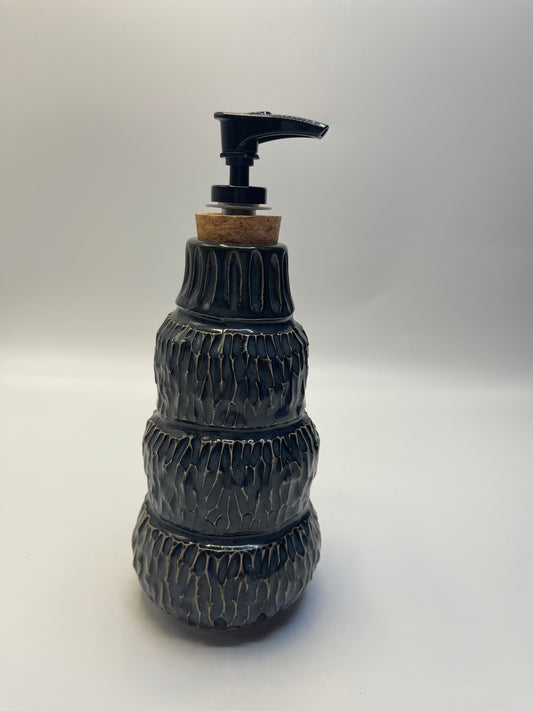 Carved Soap Bottle - 3 Bubbles