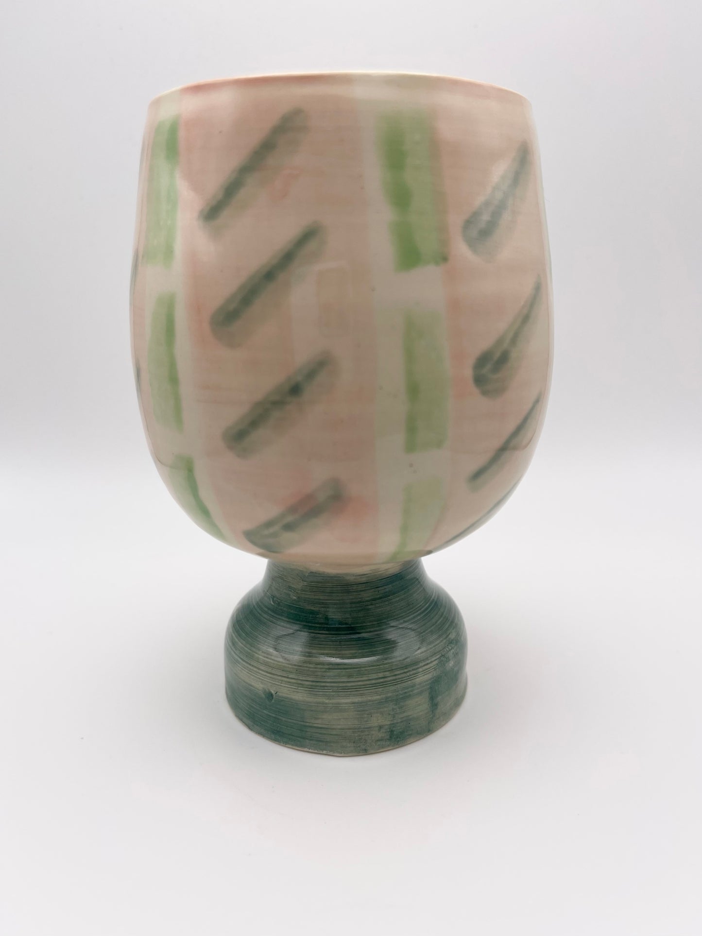 Patterned Pedestal Cup