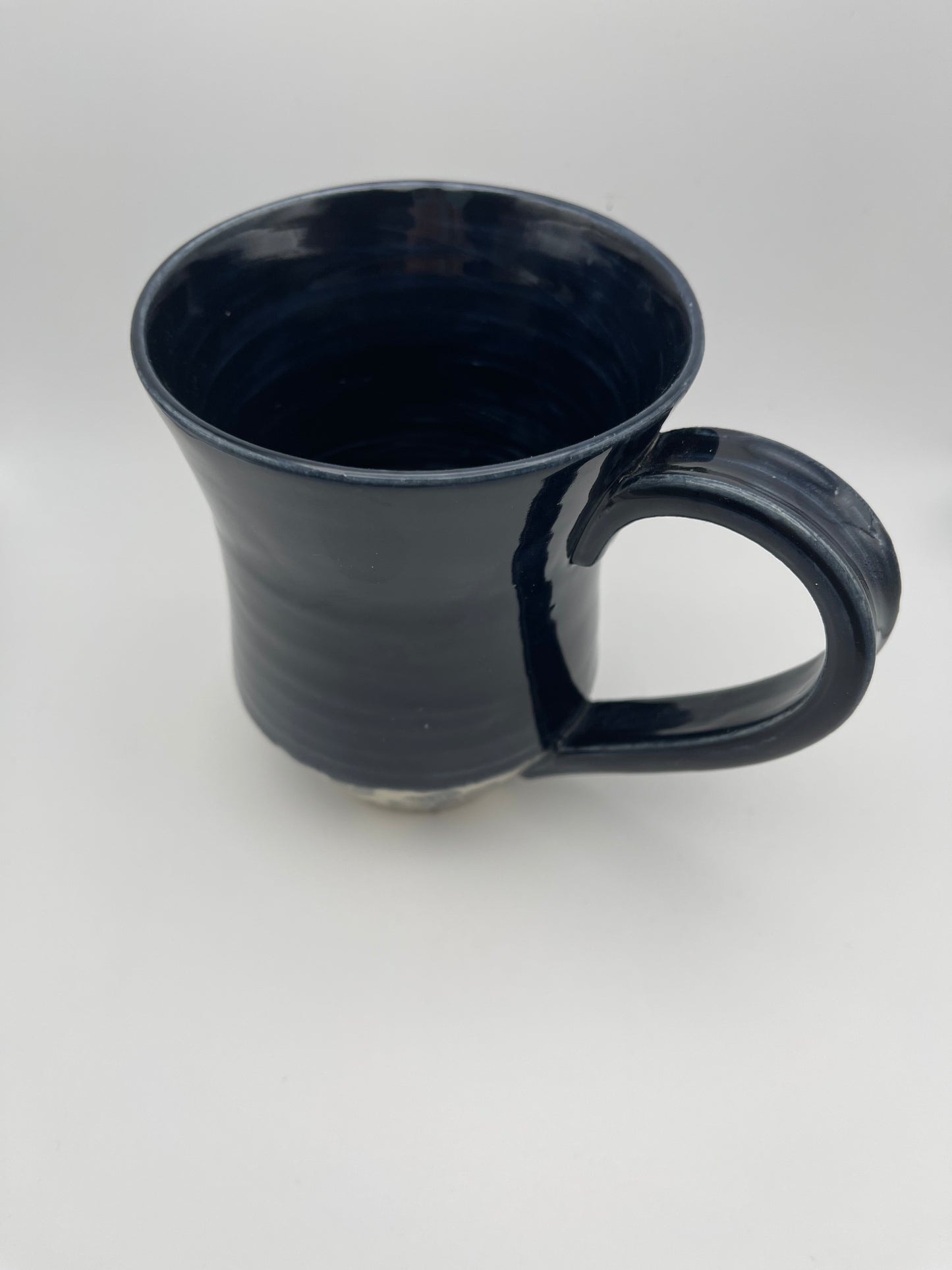 Black Sgraffito Bottom Mug