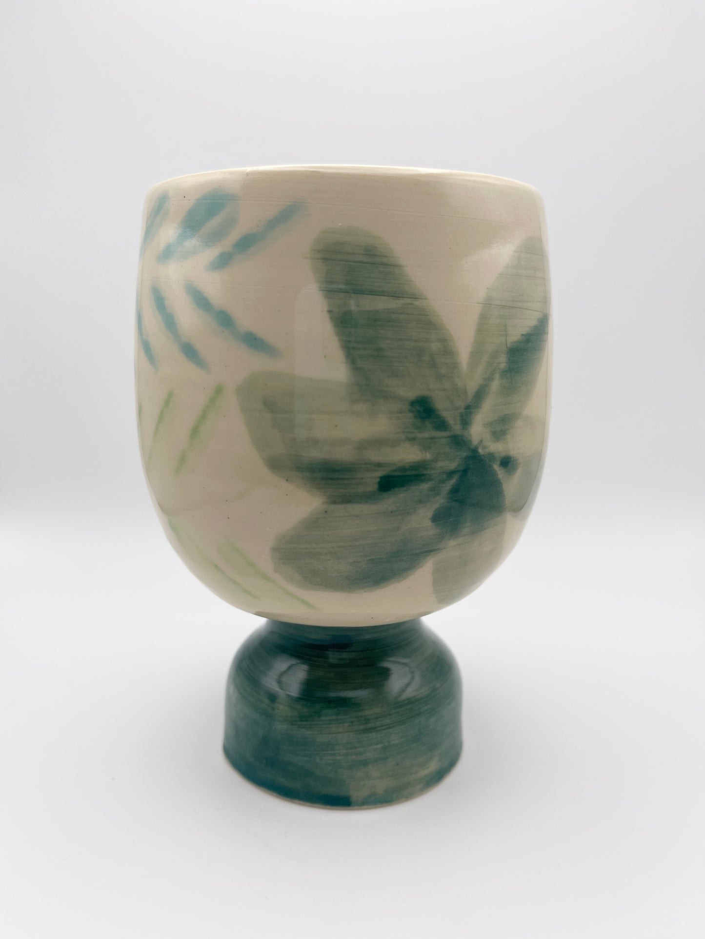 Patterned Pedestal Cup