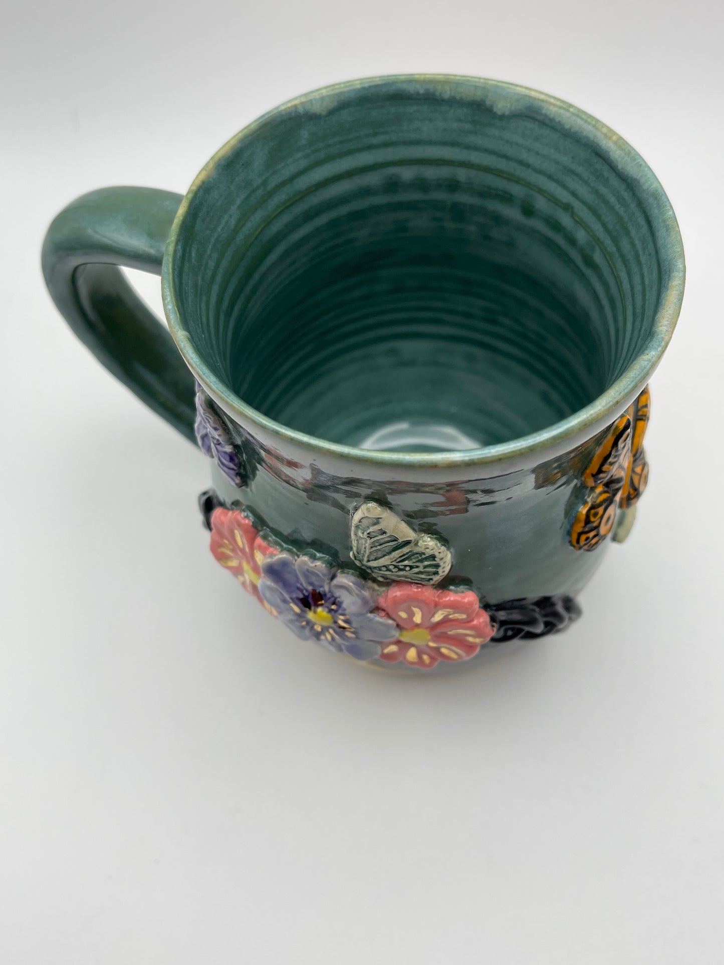 Frida Butterfly Mug with Gold