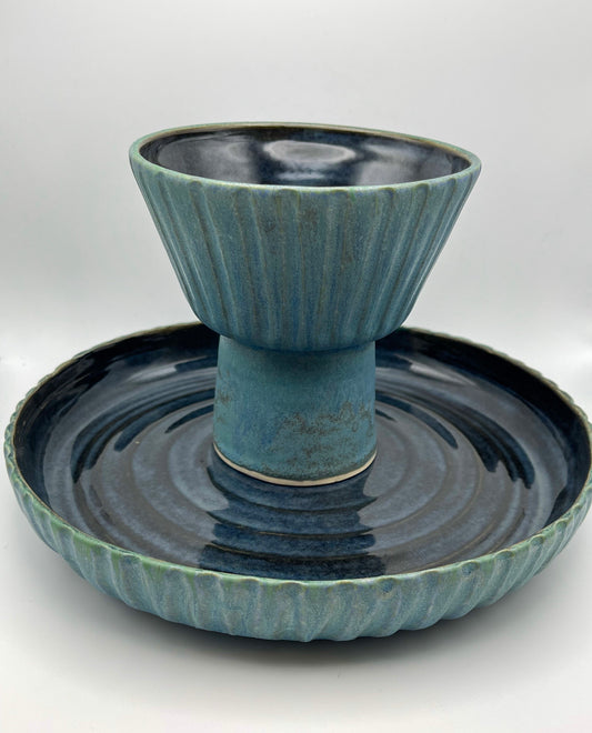 Blue Stone 2 Piece Serving Set