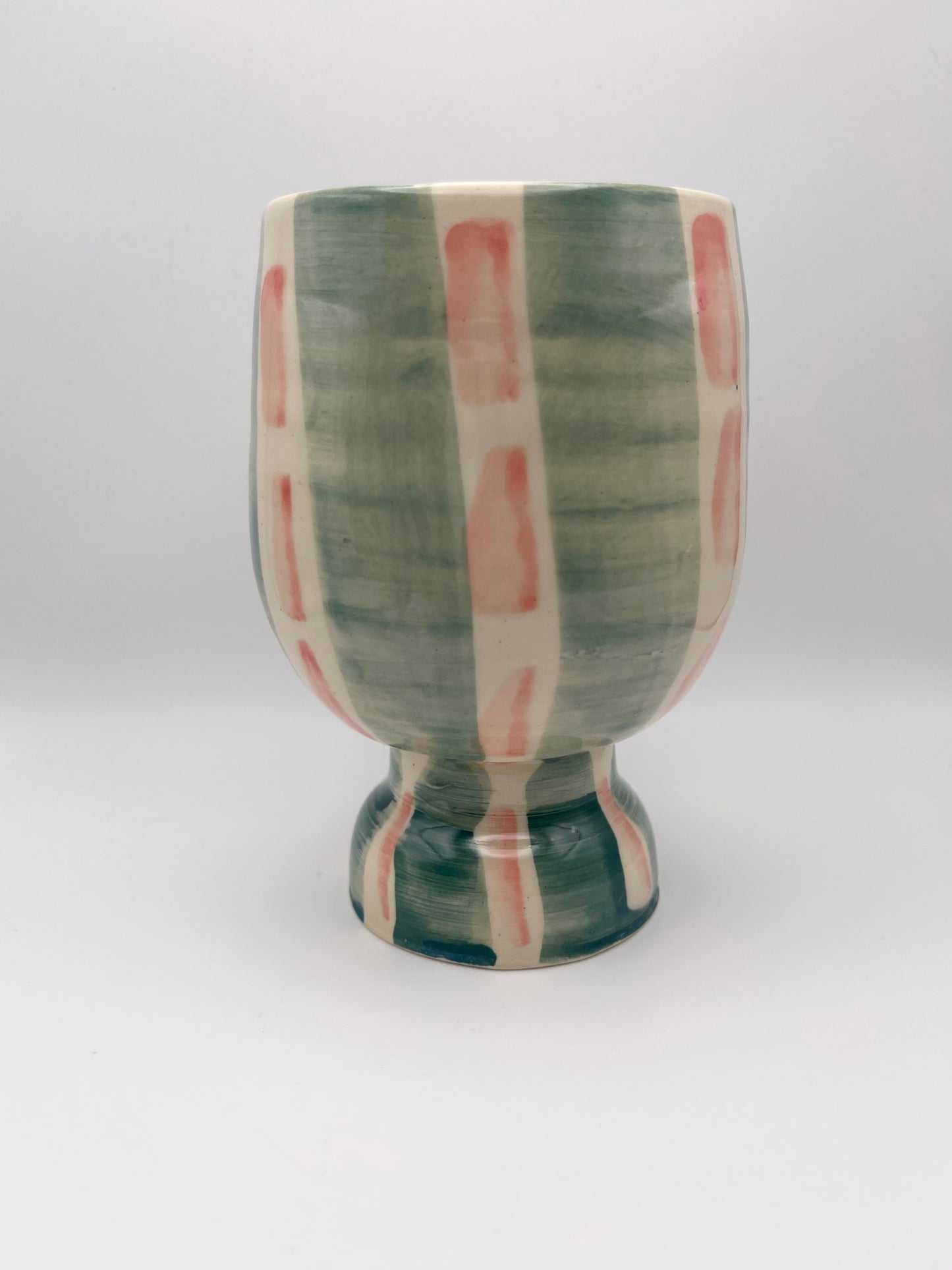 Patterned Pedestal Cup