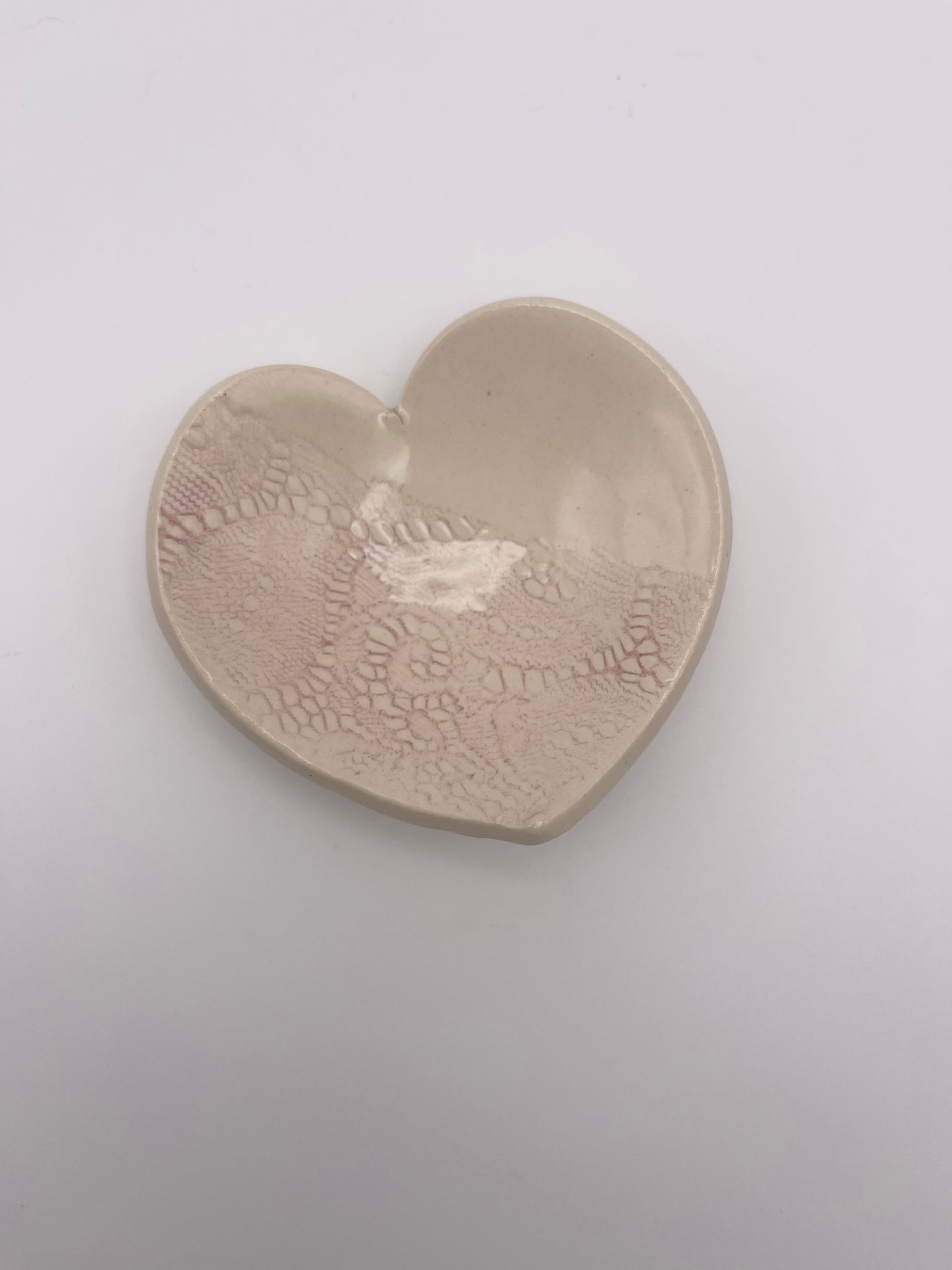 Heart Trinket Dish - Pink