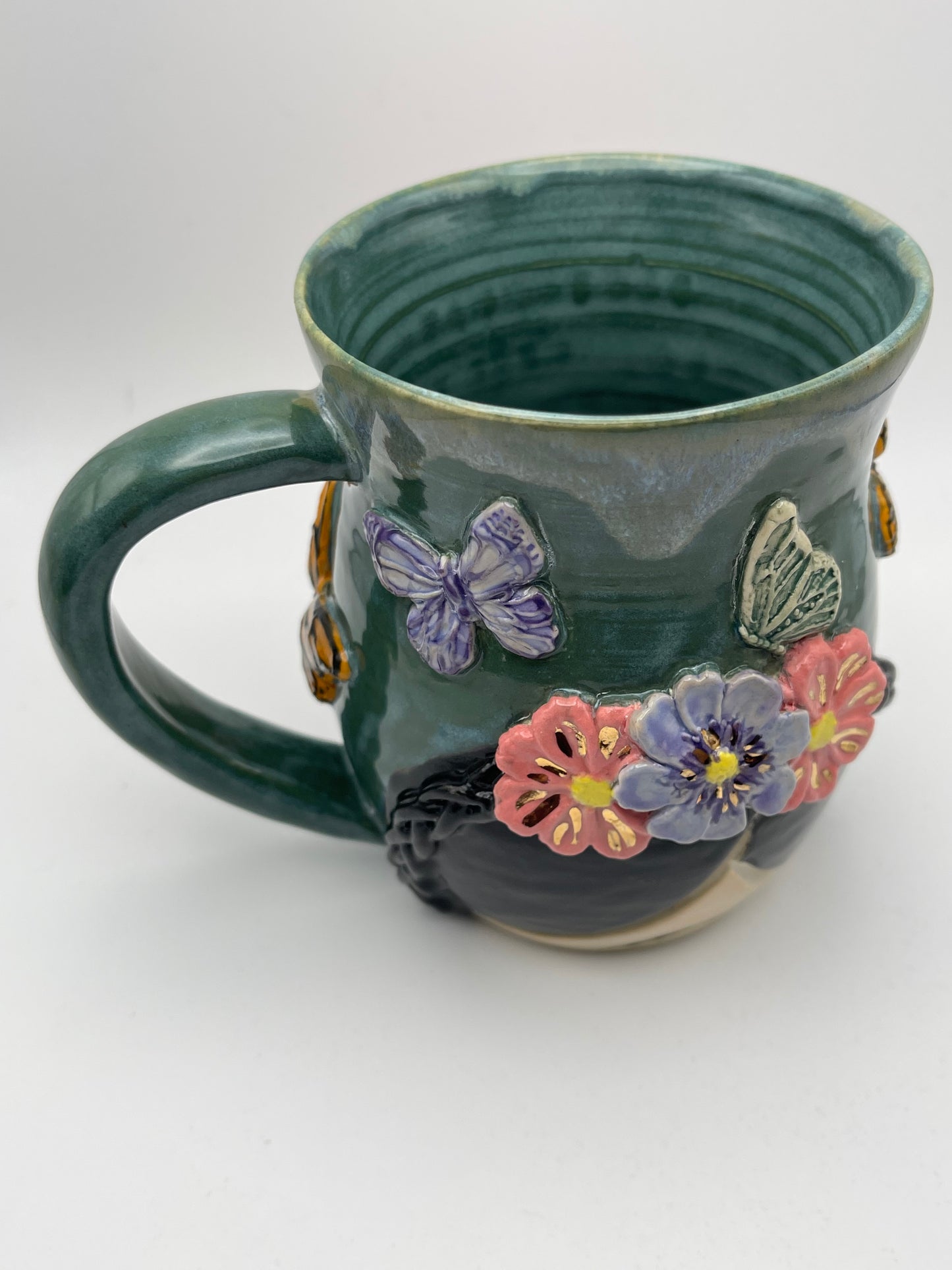 Frida Butterfly Mug with Gold