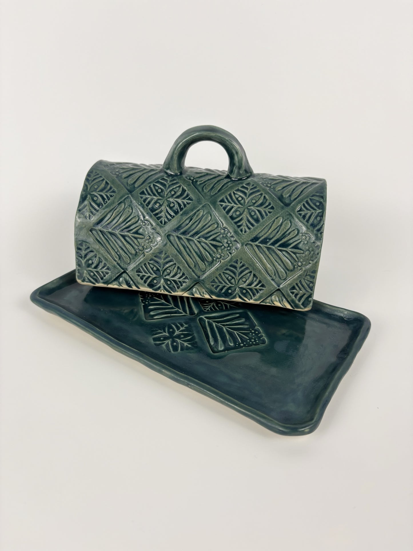 Stamped Butter Dish