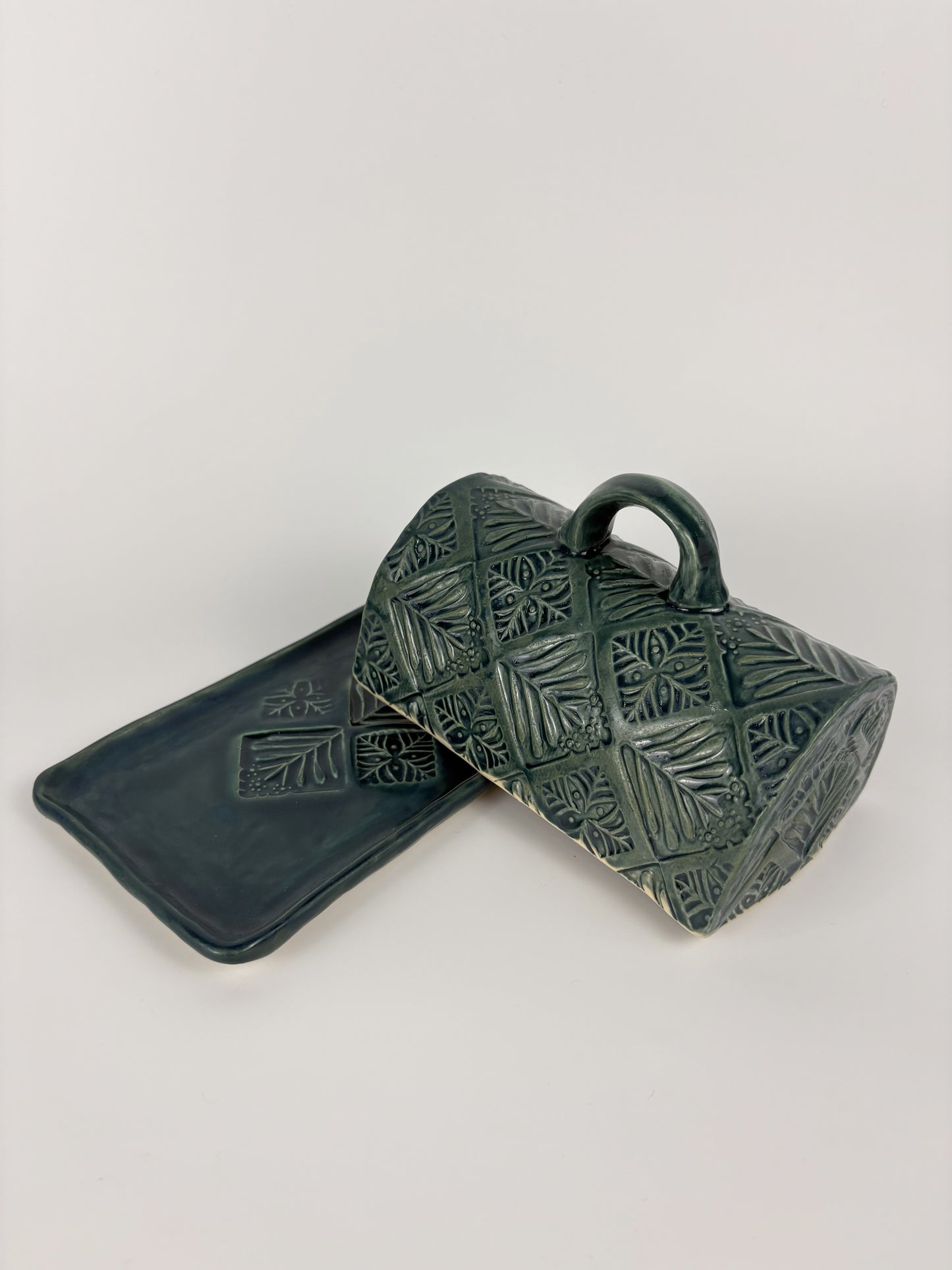 Stamped Butter Dish