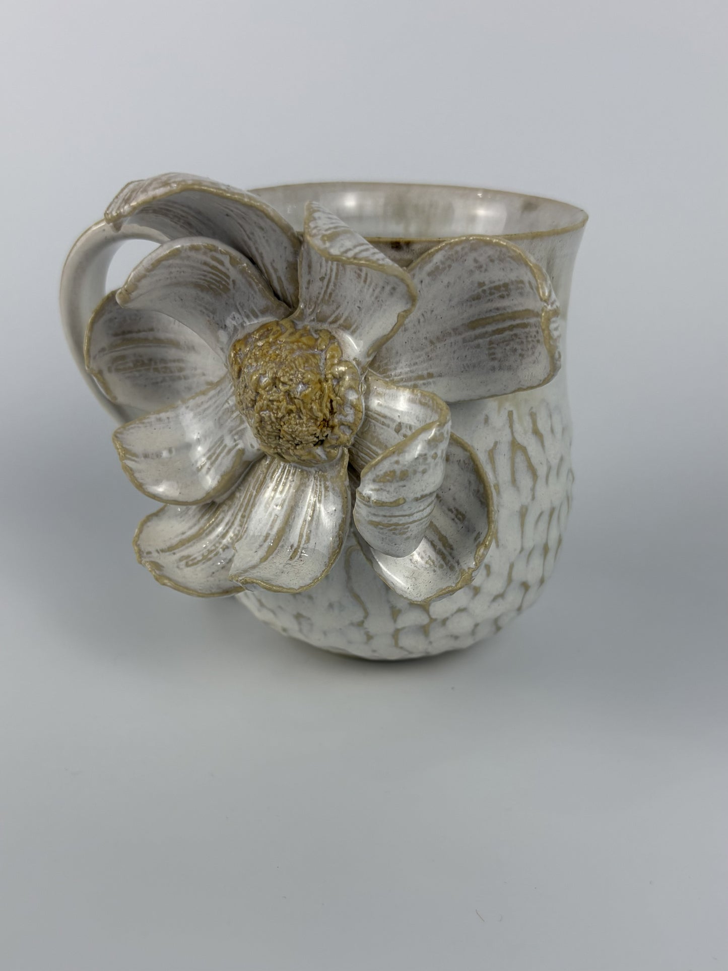 Hand Sculpted Magnolia Mug
