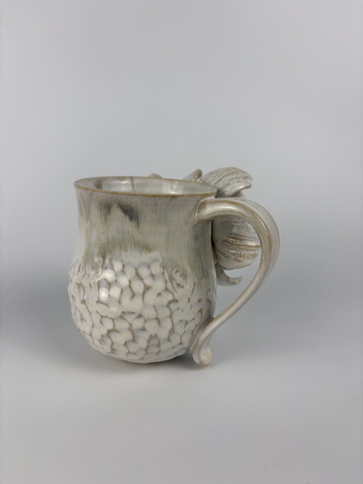 Hand Sculpted Magnolia Mug
