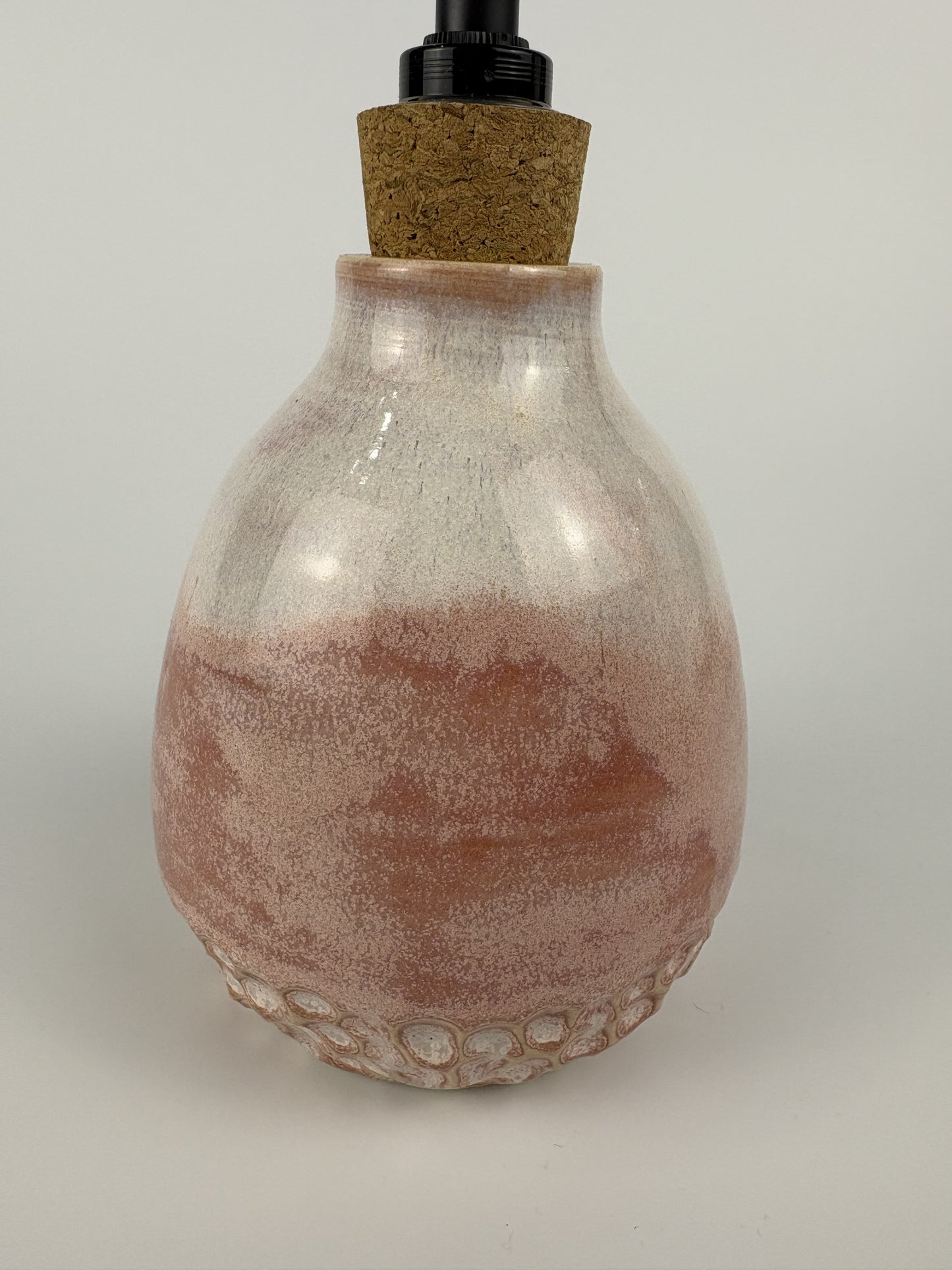 Pink Round Carved Soap Pump