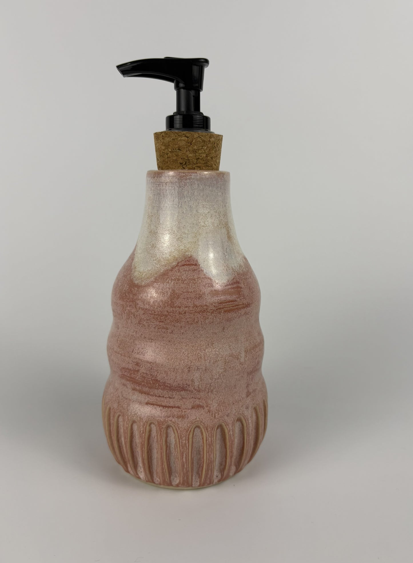 Pink Bubble Carved Soap Pump