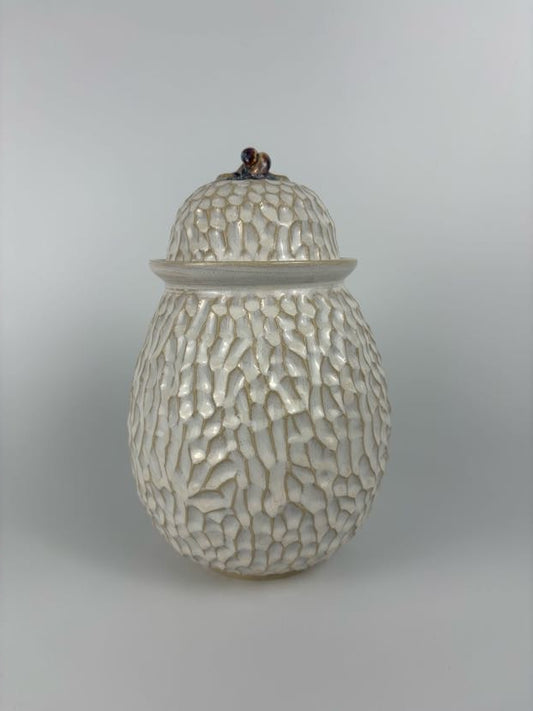Large Bellied Cream Jar