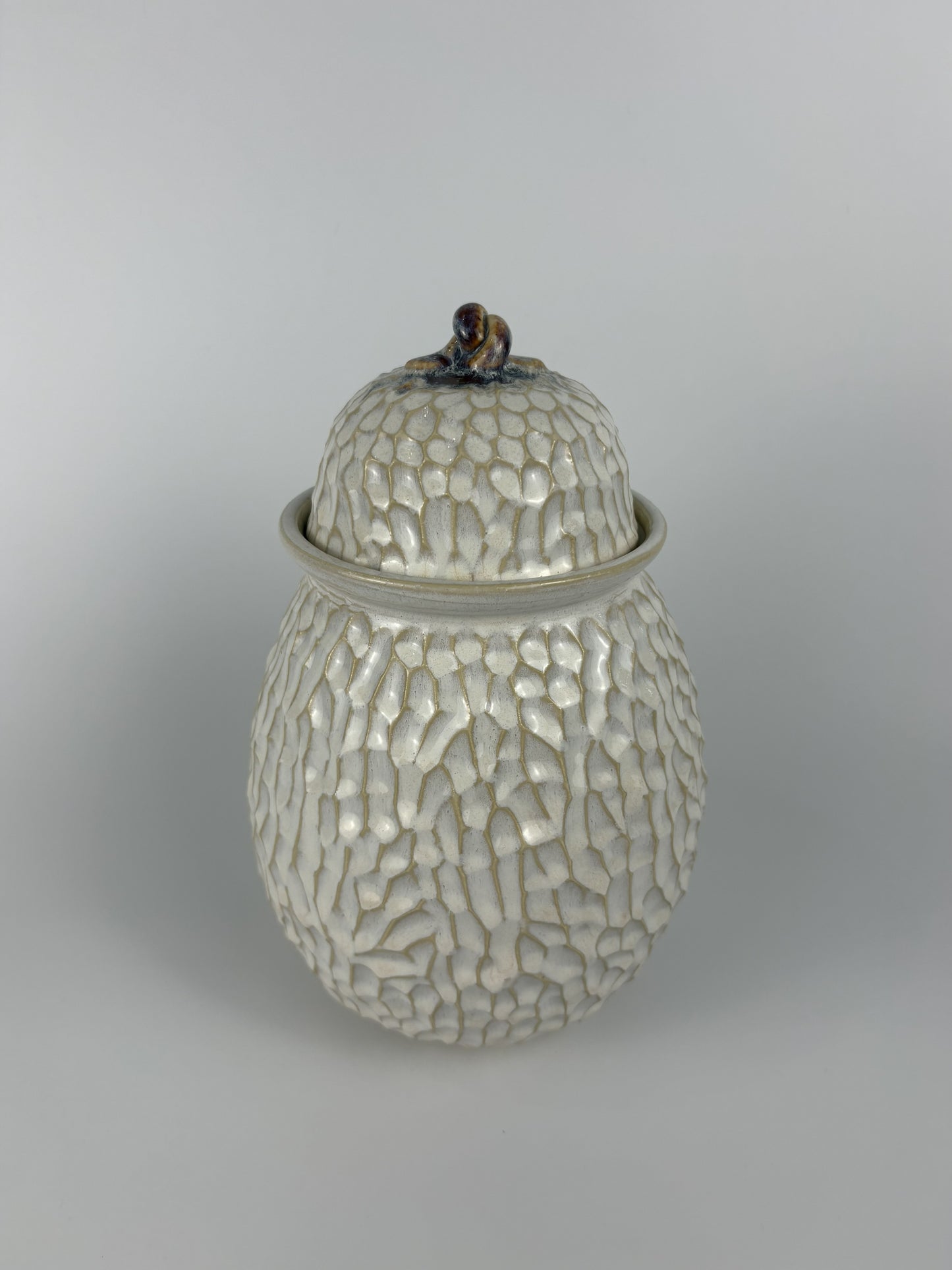 Large Bellied Cream Jar
