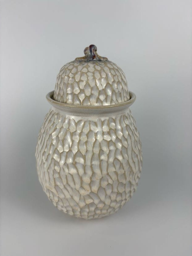 Large Bellied Cream Jar