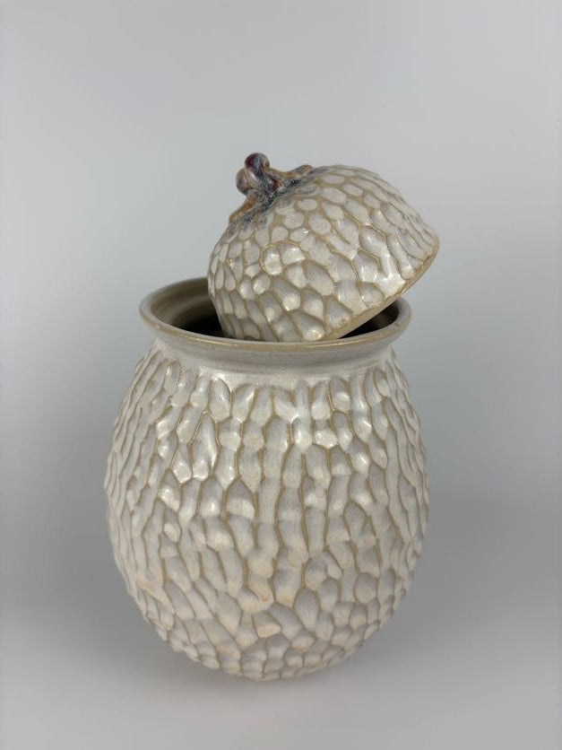 Large Bellied Cream Jar
