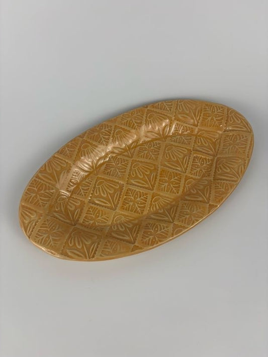 Medium Daisy Stamped Plate