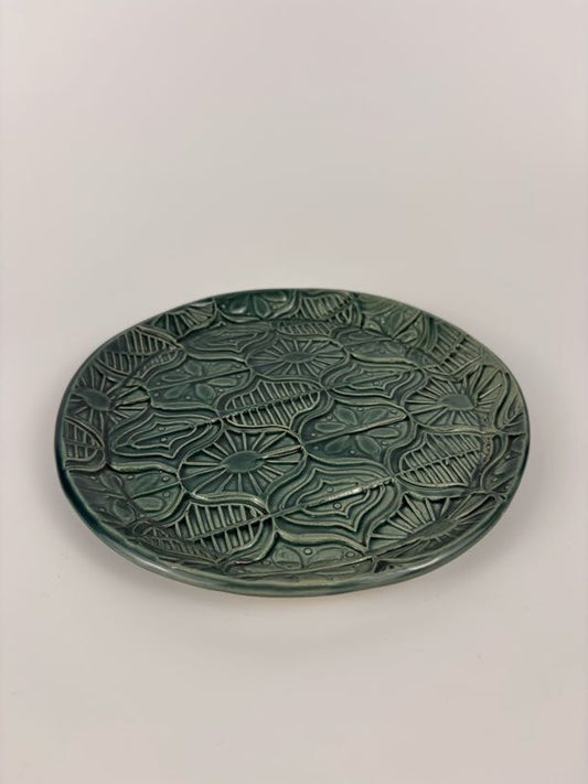 Round Stamped Plate