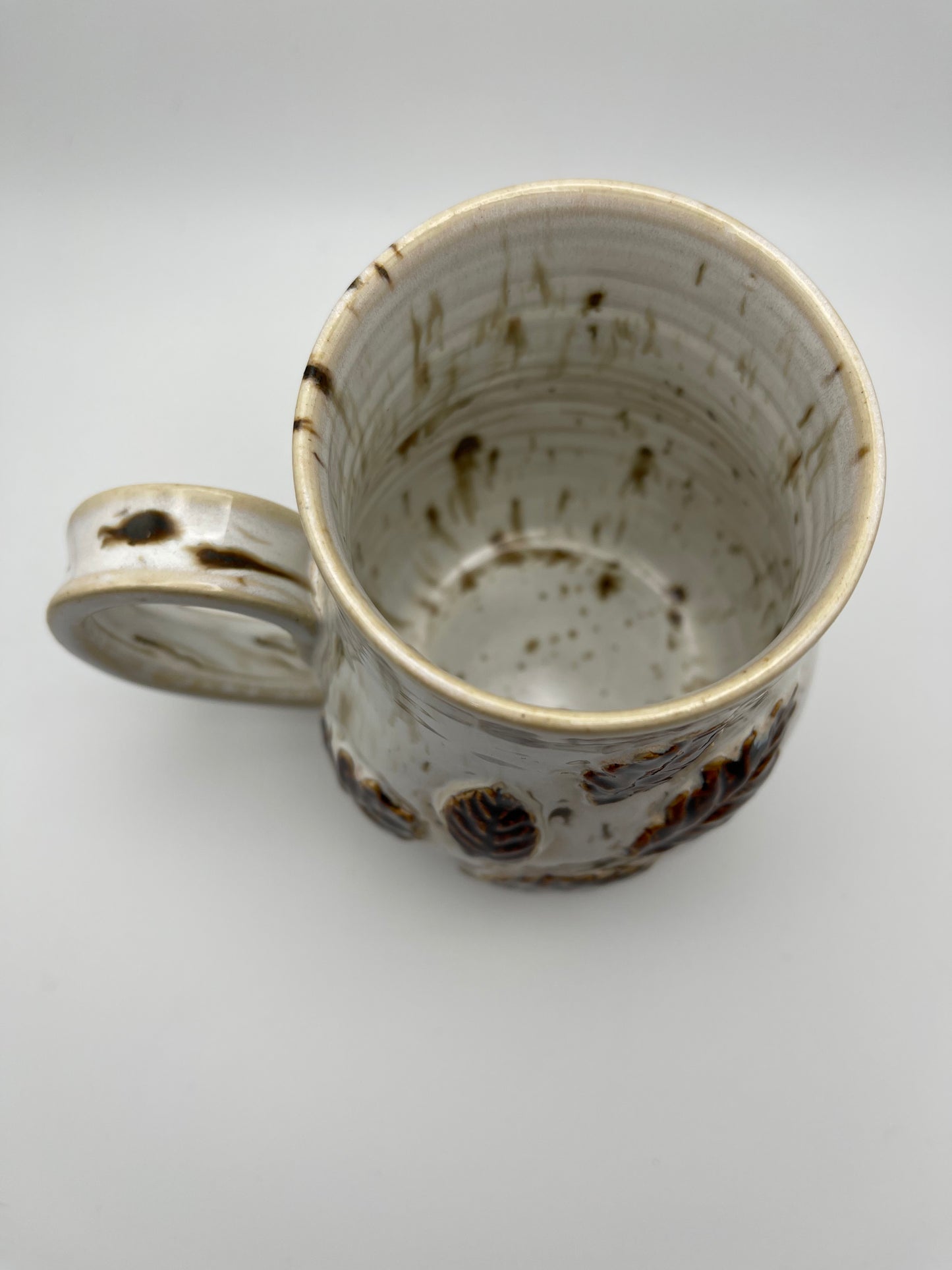 Medium Autumn Leaf Mug in Birch