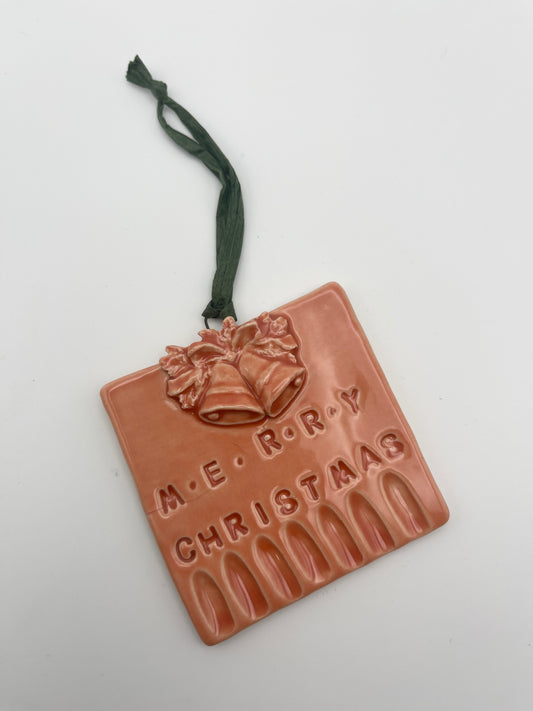 "Merry Christmas" Bell Ornament