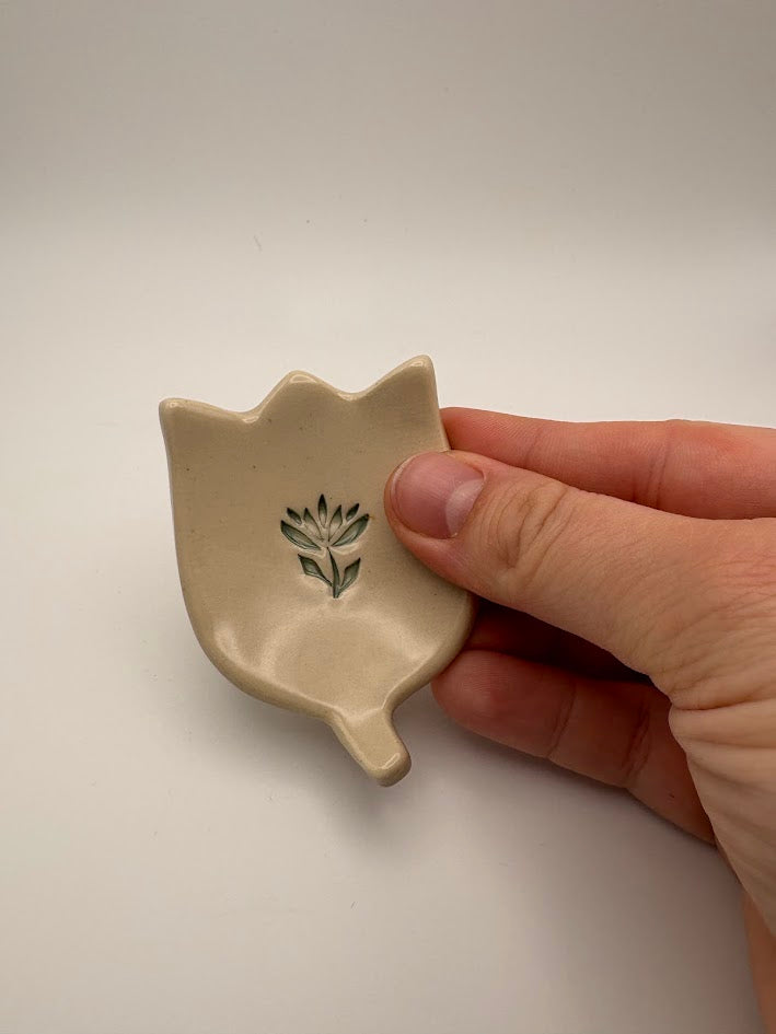 Tiny Tulip Trinket Dish