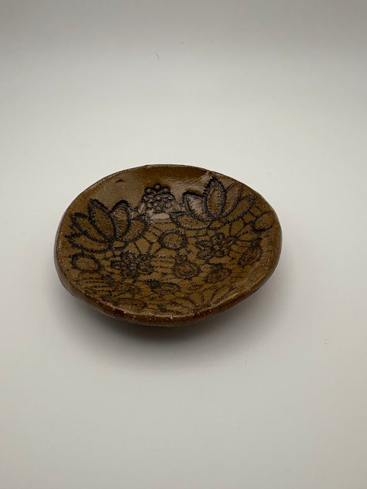 Tiny Lace Trinket Dish