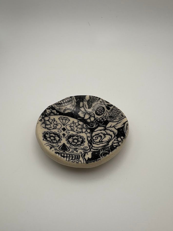 Tiny Sugar Skull Trinket Dish