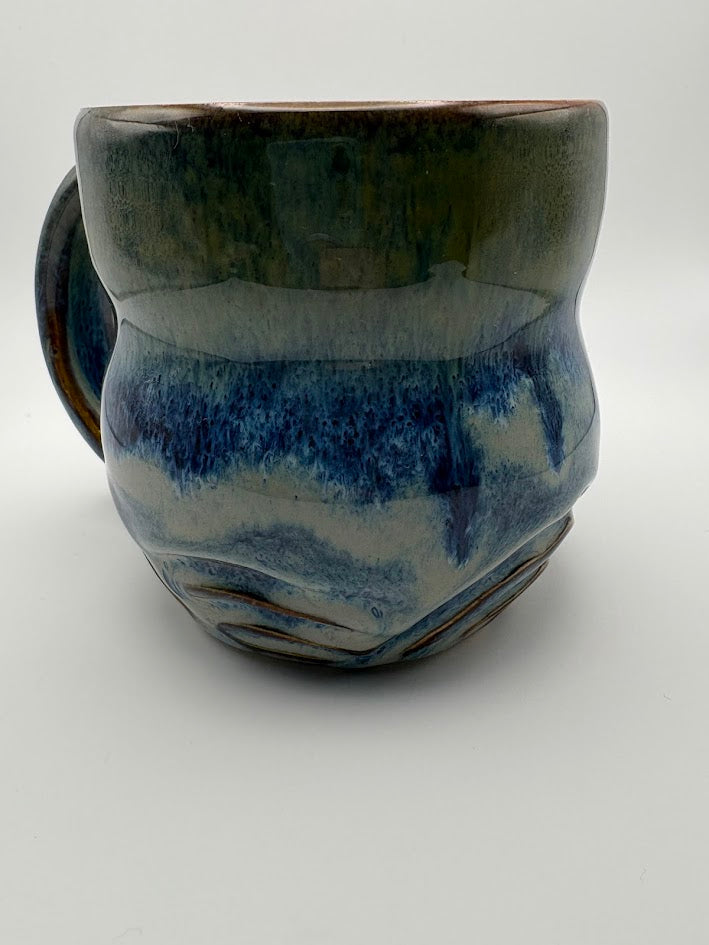 Carved Waves Mug